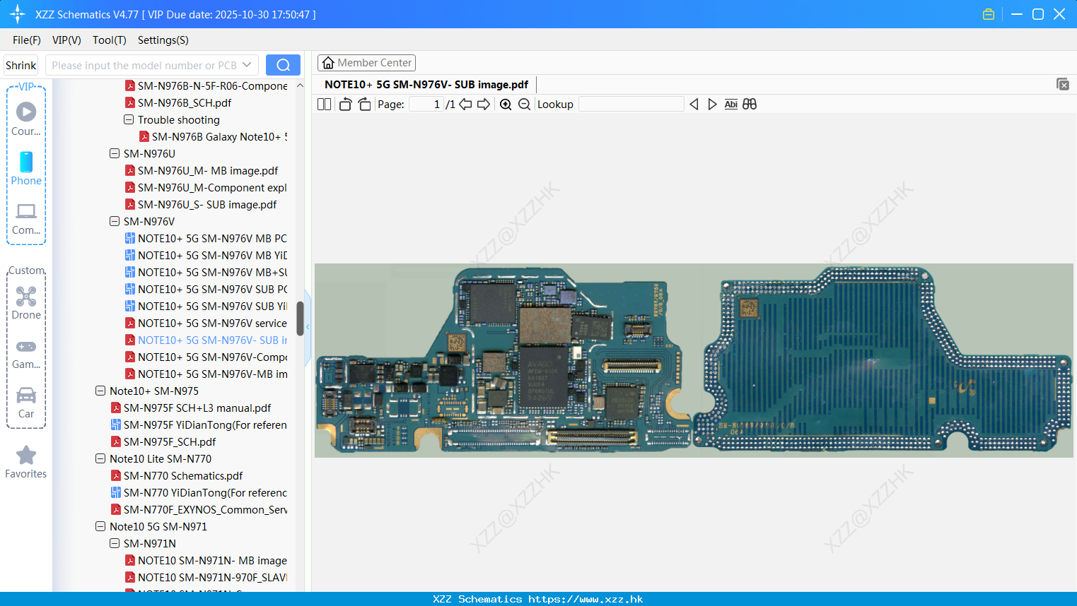 Samsung NOTE10+ 5G SM-N976V- SUB Image